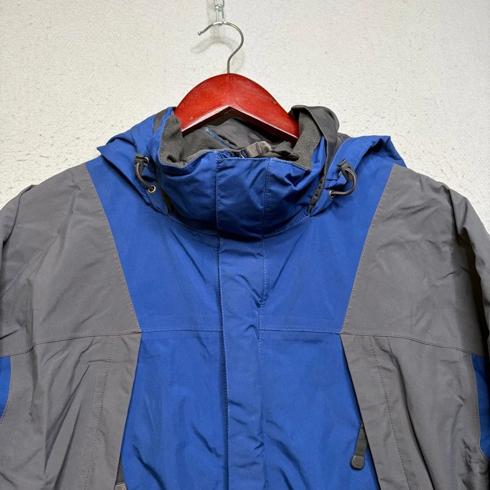 The North Face Mountain Jacket Mens M Blue Gore-Tex Vintage 90s Waterproof Shell